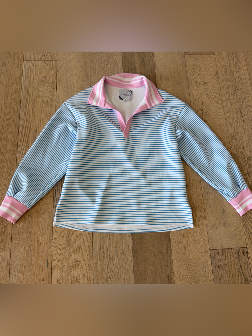 Addison Bay Scuba Light Easy Rugby Sweatshirt Medium $158